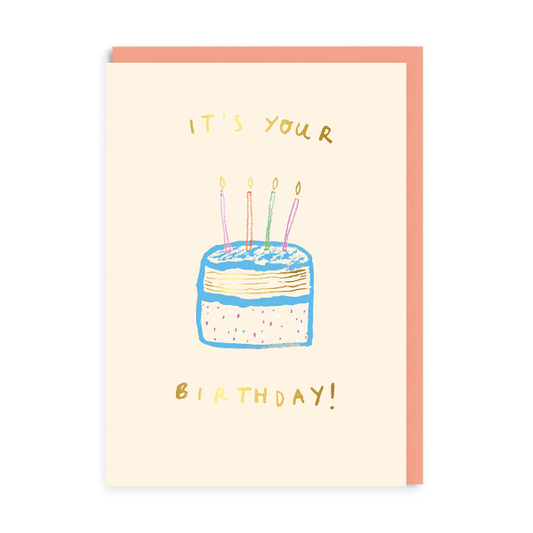 Birthday Cake Greeting Card