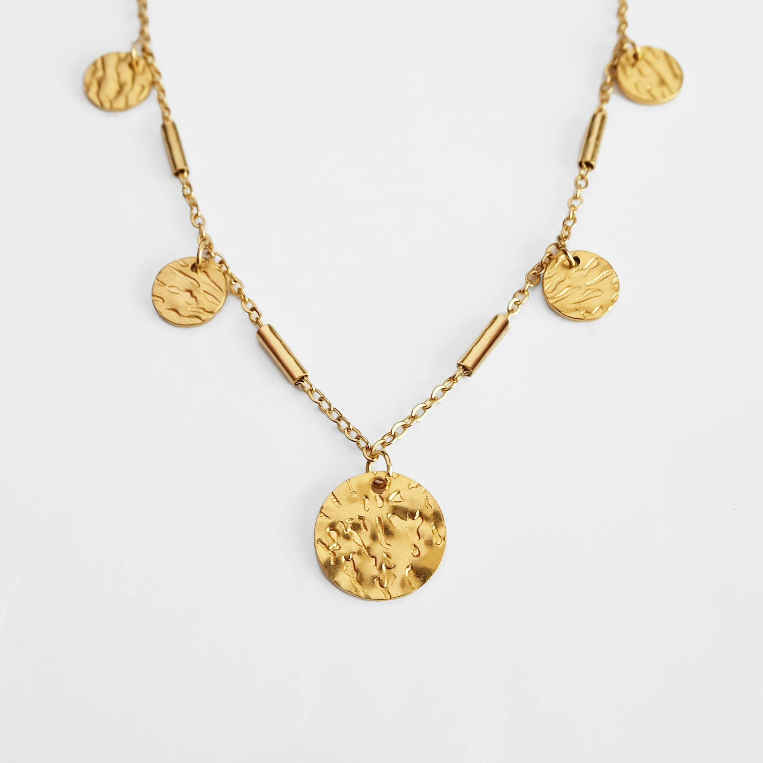 Dainty deals coin necklace